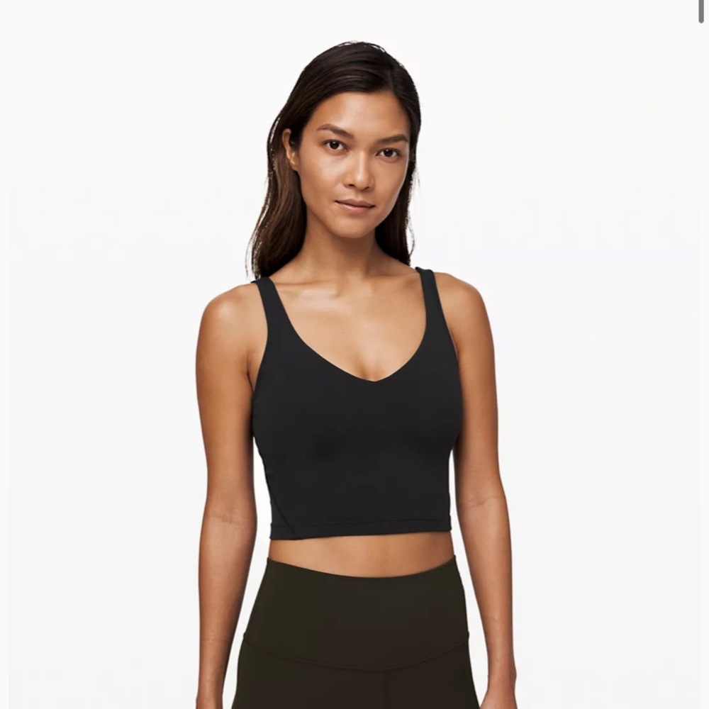black lululemon align top size 12